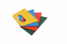 Plastik Şekillendirme Çeki Tarağı 4 Parça - Lutart