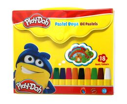 Play-Doh 18 Renk Çantalı Pastel Boya