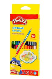 Play-Doh Bicolor Çift Renkli Kuru Boya 12'li (24 Renk)