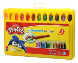 Play-Doh Gel Crayon Jel Mum Boya 12 Renk PP Kutu