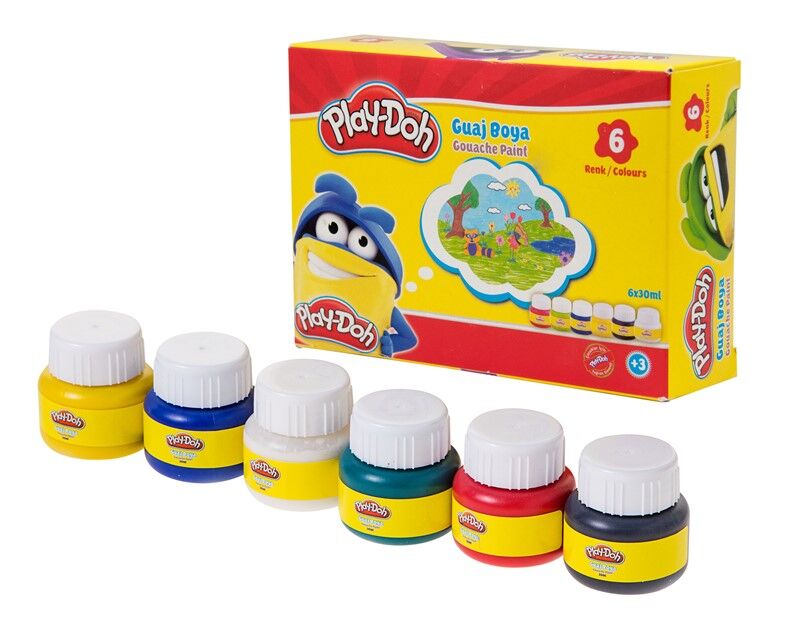 Play-doh Guaj Boya Seti 6 Renk X 30 Ml.