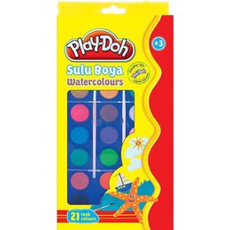 Play-Doh Sulu Boya 21 Renk 28 mm. Çap