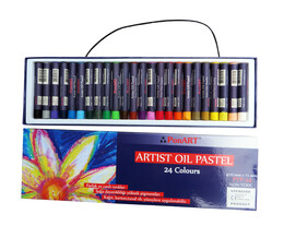 Ponart Artist Yağlı Pastel Boya 24 Renk - 1