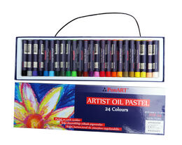Ponart Artist Yağlı Pastel Boya 24 Renk - 1
