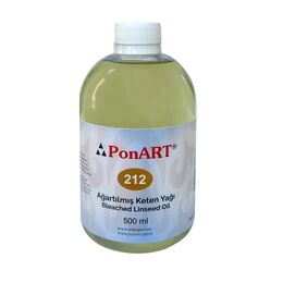 Ponart Bleached Linseed Oil Ağartılmış Keten Yağı 500 ml.