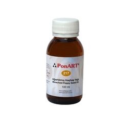 Ponart Bleached Poppy Seed Oil Ağartılmış Haşhaş Yağı 100 ml.