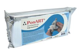 Ponart - Kosida Seramik Hamuru Kili 1000 gr. Beyaz