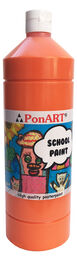 Ponart School Paint Tempera Boya 1000 ml. PSP-2206 TURUNCU