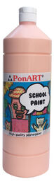 Ponart School Paint Tempera Boya 1000 ml. PSP-2224 TEN RENGİ