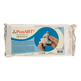 Ponart Seramik Kili 500 Gr.Beyaz (PSK-1001)