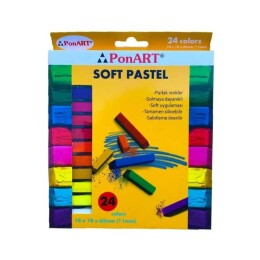 Ponart Soft Pastel Toz Pastel Boya Seti 24 Renk - 1