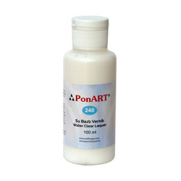 Ponart Su Bazlı Vernik 100 ml.