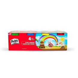 Pritt Oyun Hamuru 4 Renk x 100 gr.