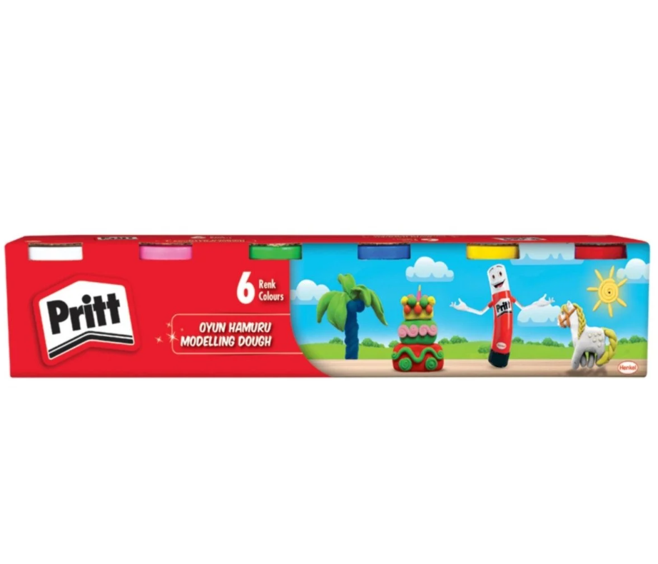 Pritt Oyun Hamuru 6 Renk X 100 Gr.
