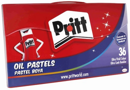 Pritt Pastel Boya 36 Renk Plastik Çantalı