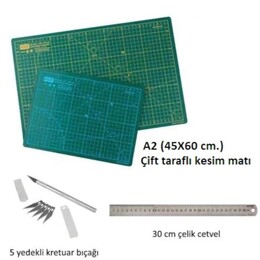 Profesyonel Hobi Kesim Matı Seti A2 (Cutting Mat Seti) - Thumbnail