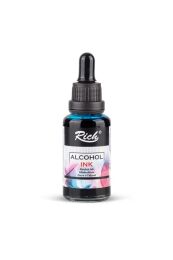 Rich Alcohol Ink Alkol Bazlı Mürekkep 30 ml. Turkuaz - 1