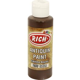 Rich Antiquin Paint Eskitme Ahşap Boyası 120 cc. 1600 Kızıl Kahve