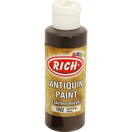 Rich Antiquin Paint Eskitme Ahşap Boyası 120 cc. 1602 Kahverengi - 1