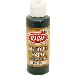Rich Antiquin Paint Eskitme Ahşap Boyası 120 cc. 1610 Yeşil - 1