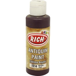 Rich Antiquin Paint Eskitme Ahşap Boyası 120 cc. 1614 Mürdüm - 1