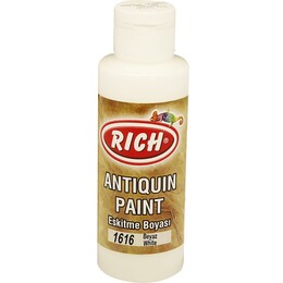 Rich Antiquin Paint Eskitme Ahşap Boyası 120 cc. 1616 Beyaz - 1
