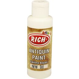 Rich Antiquin Paint Eskitme Ahşap Boyası 120 cc. 1616 Beyaz