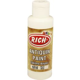 Rich Antiquin Paint Eskitme Ahşap Boyası 120 cc. 1616 Beyaz - 1