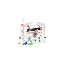 Rich Art-X Acrylic Duo Marker Çift Uçlu Su Bazlı Akrilik Boyama Markörü Seti 12 RENK - 1