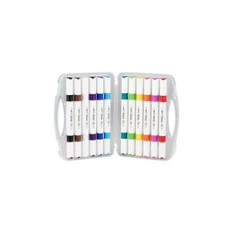 Rich Art-X Acrylic Duo Marker Çift Uçlu Su Bazlı Akrilik Boyama Markörü Seti 12 RENK - 2