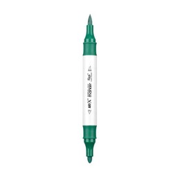 Rich Art-X Acrylic Duo Marker Çift Uçlu Su Bazlı Boyama Markörü No:152 Deniz Yeşili - 1