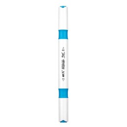 Rich Art-X Acrylic Duo Marker Çift Uçlu Su Bazlı Boyama Markörü No:29 Boncuk Mavi - 2