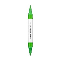 Rich Art-X Acrylic Duo Marker Çift Uçlu Su Bazlı Boyama Markörü No:47 Açık Yeşil - 1