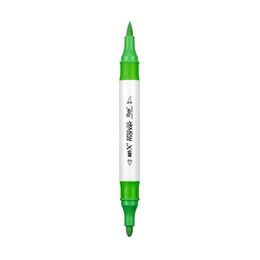 Rich Art-X Acrylic Duo Marker Çift Uçlu Su Bazlı Boyama Markörü No:47 Açık Yeşil - 1