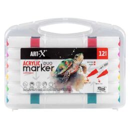 Rich Art-X Akrilik Marker DUO 12 Renk (18057) - 1