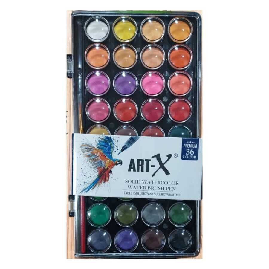 Rich Art-x Premium Tablet Sulu Boya Seti 36 Renk