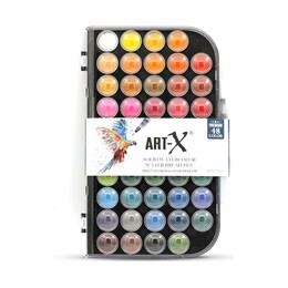 Rich Art-X Premium Tablet Sulu Boya Seti 48 Renk - Thumbnail
