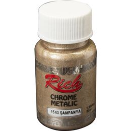 Rich Chrome Metalik Boya 50 cc. 1543 Şampanya - 1