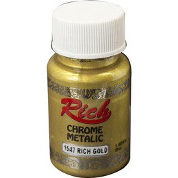 Rich Chrome Metalik Boya 50 cc. 1547 Rich Gold - 1