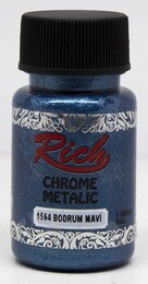 Rich Chrome Metalik Boya 50 cc. 1564 Bodrum Mavi - 1