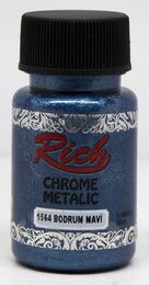 Rich Chrome Metalik Boya 50 cc. 1564 Bodrum Mavi - 1