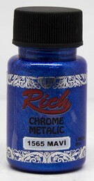 Rich Chrome Metalik Boya 50 cc. 1565 Mavi - 1