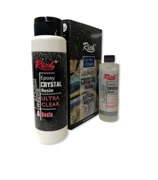 Rich Crystal Resin Transparan Şeffaf Kristal Epoksi Reçine 750 cc. - 1