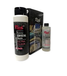 Rich Crystal Resin Transparan Şeffaf Kristal Epoksi Reçine 750 cc.