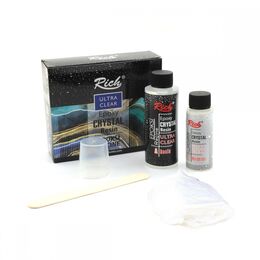 Rich Crystal Resin Transparan Şeffaf Kristal Epoksi Reçine Seti 180 cc. - 2