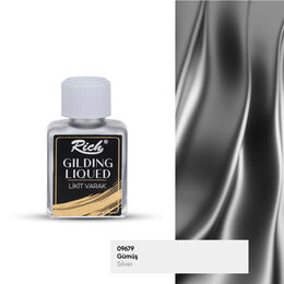 Rich Gilding Liqued Likit Sıvı Varak 75 cc. GÜMÜŞ - 1