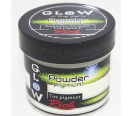 Rich Glow Powder (Karanlıkta Parlayan) Toz Pigment 60 cc. 11375 NATUREL TURKUAZ - 1