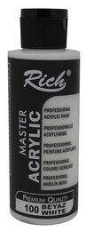 Rich Master Akrilik Boya 120 cc. 100 Beyaz - 1