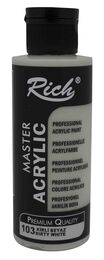 Rich Master Akrilik Boya 120 cc. 103 Kirli Beyaz - 1