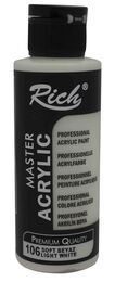 Rich Master Akrilik Boya 120 cc. 106 Soft Beyaz - 1